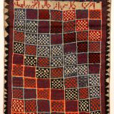473 Gabbeh Luri-Stämme 183 x 134 cm West-Iran Schafwolle auf Baumwollkette 1920-40 guter Zustand