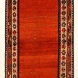546 Gabbeh Ghashgai-Stämme  245 x 116 cm  Südwest-Iran Schafwolle auf Baumwollkette 1930-60 Gebrauchsspuren